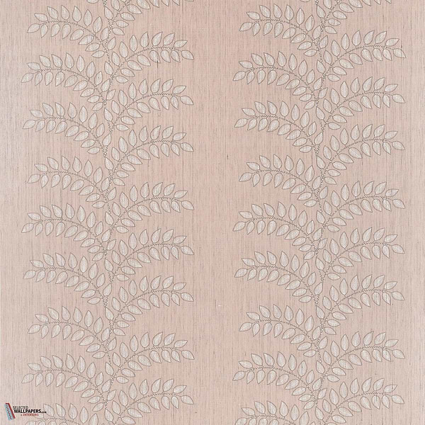 Frondescene wallpaper-Anna French-Blush-Roll-Selected Wallpapers-Interiors