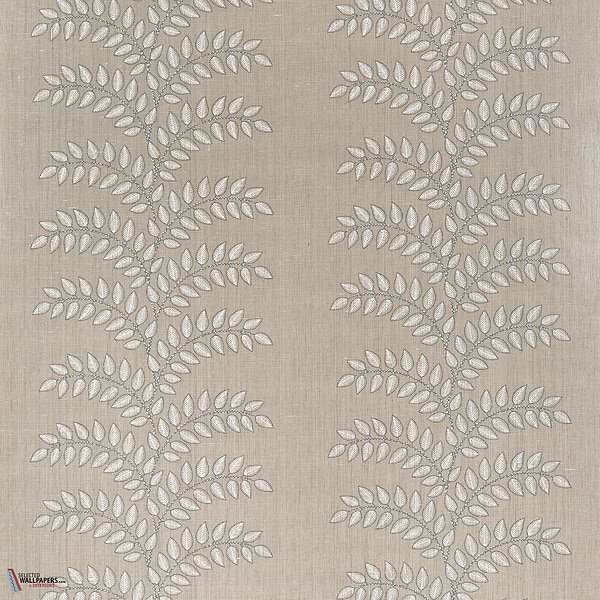 Frondescene wallpaper-Anna French-Flax-Roll-Selected Wallpapers-Interiors