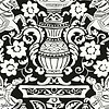 Galway Tapete-Thibaut-Black-Rolle-Selected Wallpapers-Interiors