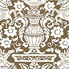 Galway Tapete-Thibaut-Brown-Rolle-Selected Wallpapers-Interiors