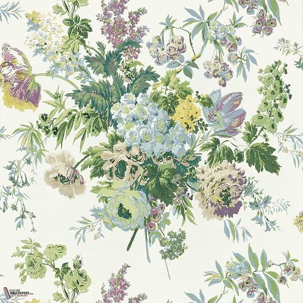 Garden Club wallpaper-Anna French-Lavender-Roll-Selected Wallpapers-Interiors