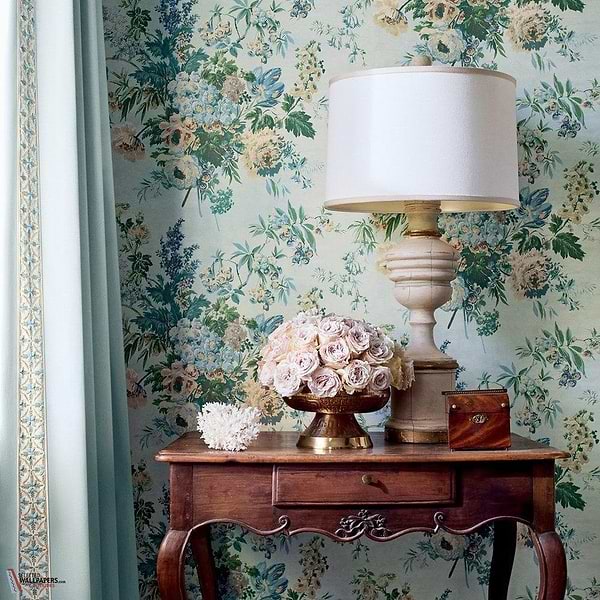 Garden Club wallpaper-Anna French-Selected Wallpapers-Interiors