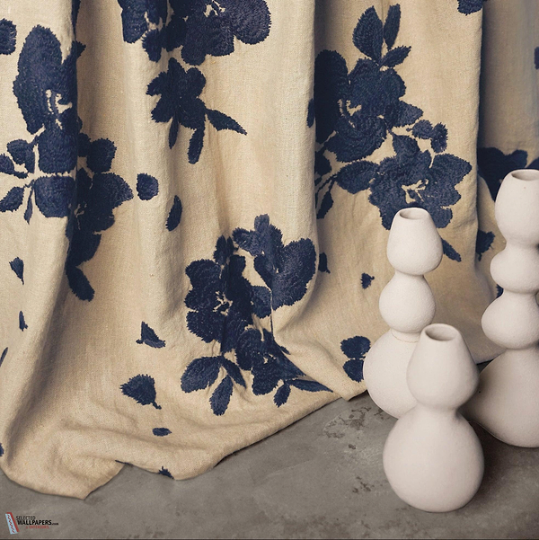 Gardenia Stoff-Casamance-Selected Wallpapers-Interiors