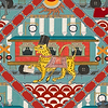 Gare du Nord-behang-Mind the Gap-Aquamarine-Rol-WP20772-Selected Wallpapers