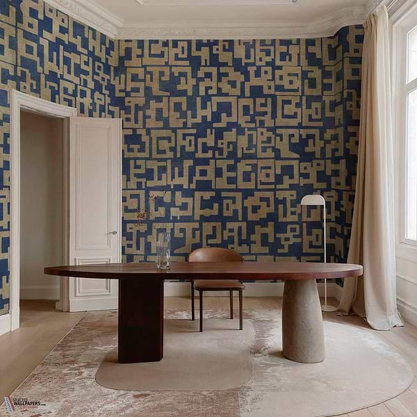Gestural wallpaper-Coordonne-Selected Wallpapers-Interiors