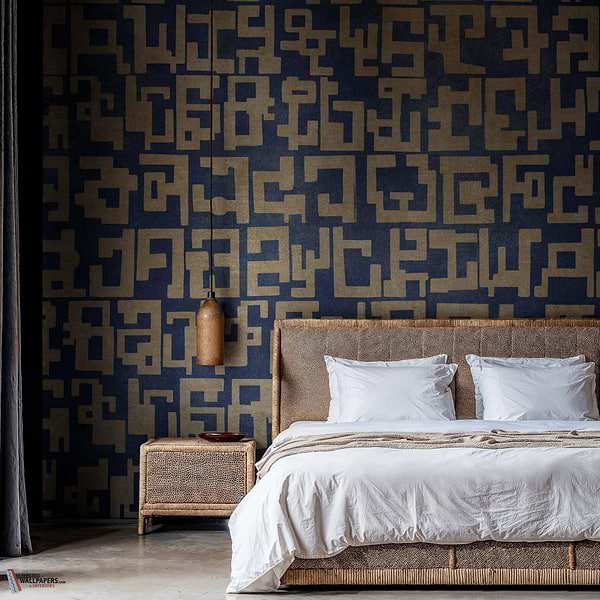 Gestural wallpaper-Coordonne-Selected Wallpapers-Interiors