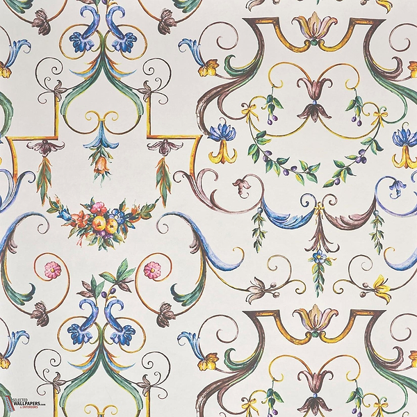 Giardino wallpaper-Pierre Frey-Mediterranee-Meter (M1)-Selected Wallpapers-Interiors