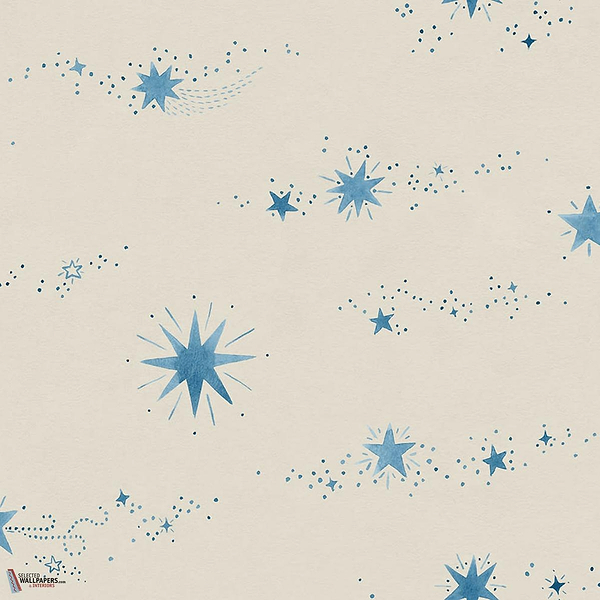 Gillis behang-Sandberg-Blue-Mattic-M2-Selected Wallpapers-Interiors