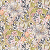 Golden Lily-wallpaper-Morris & Co-Lily Espresso-Roll-Selected-Wallpapers-Interiors