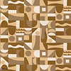 Gourna-wallpaper-Casamance-Ocre/Doré-Roll-76182854-Selected Wallpapers
