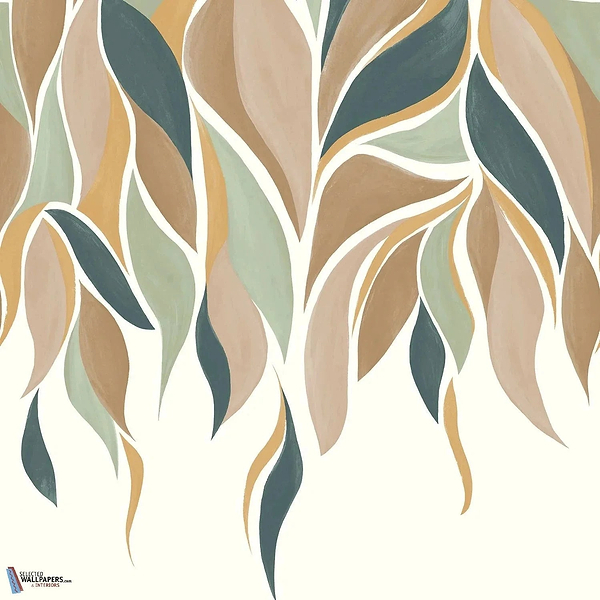 Gracilis Custom-Casamance-Tapete-Amande/Mordore-M2-Selected Wallpapers