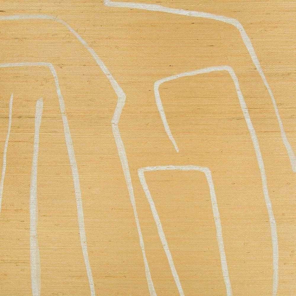 Graffito II-Tapete-Kelly Wearstler-Golden Rod-Set (A+B)-GWP-3720.141-Selected Wallpapers