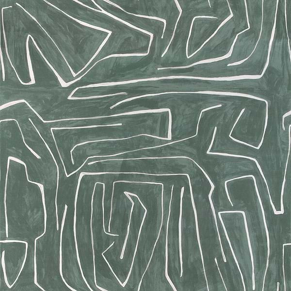 Graffito fabric-Kelly Wearstler-Denim-Meter (M1)-GWF-3530.151-Selected Wallpapers