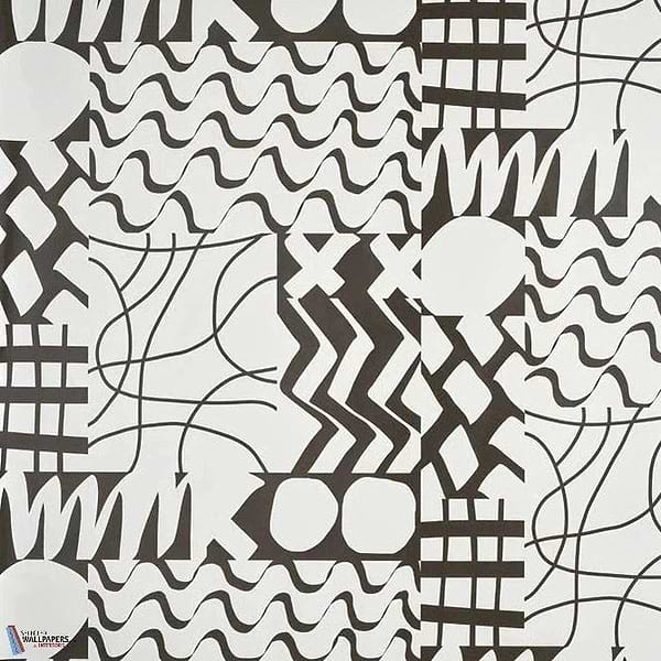Grand Maree-Pierre Frey-Tapete-Charbon-Meter (M1)-Selected Wallpapers