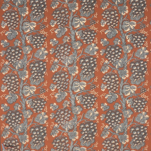 Harcourt wallpaper-Pierre Frey-Carmin-Meter (M1)-Selected Wallpapers-Interiors