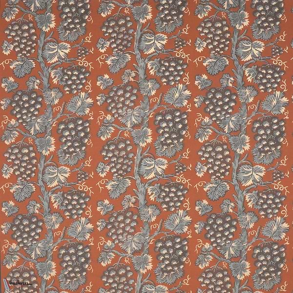 Harcourt wallpaper-Pierre Frey-Carmin-Meter (M1)-Selected Wallpapers-Interiors