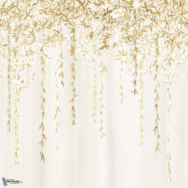 Hedera-Casamance-Tapete-Ivoire/Dore-Set-Selected Wallpapers