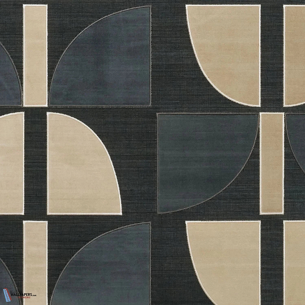 Hikari-Casamance-wallpaper-Noire Taupe-Meter (M1)-Selected Wallpapers