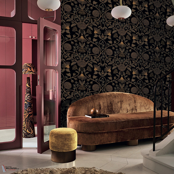 Hippolyte wallpaper-Casamance-Selected Wallpapers-Interiors