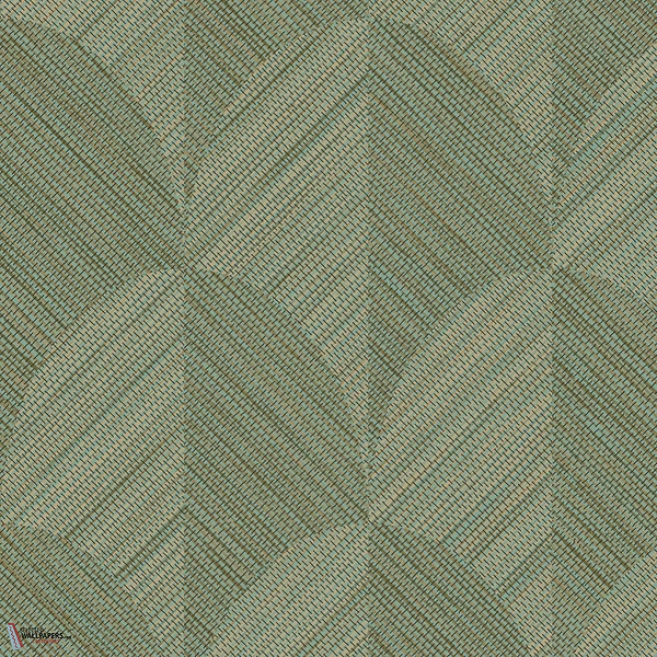 Horus Tapete-Arte-Teal-Rolle-Selected Wallpapers-Interiors
