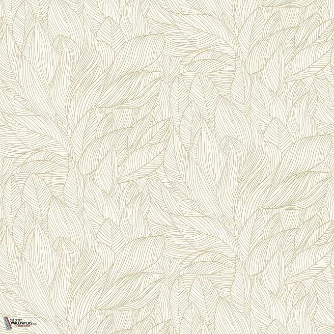 Hosta wallpaper-Casamance-Ivoire/Dore-Roll-Selected-Wallpapers-Interiors