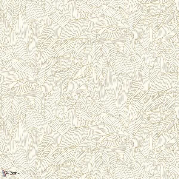 Hosta wallpaper-Casamance-Ivoire/Dore-Roll-Selected-Wallpapers-Interiors