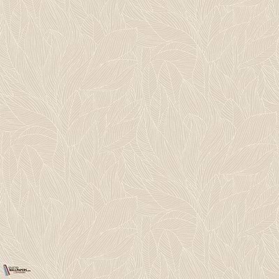Hosta wallpaper-Casamance-Beige/Dore-Roll-Selected-Wallpapers-Interiors