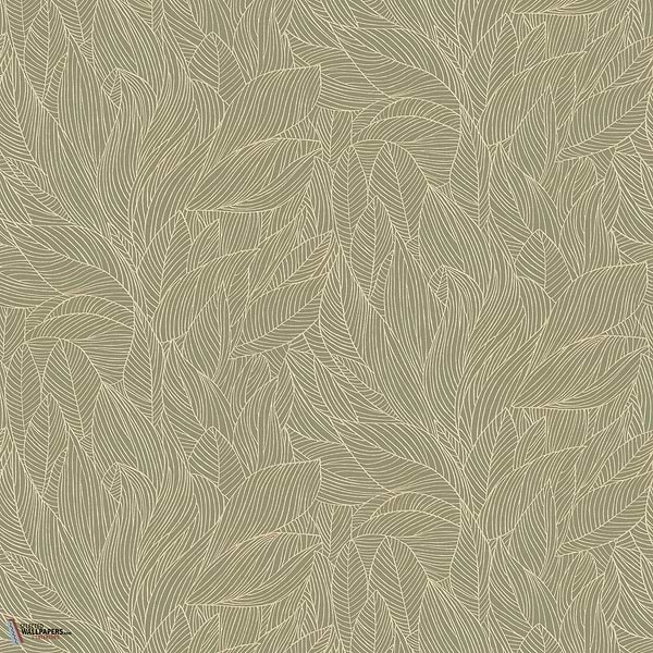 Hosta wallpaper-Casamance-Sauge/Dore-Roll-Selected-Wallpapers-Interiors