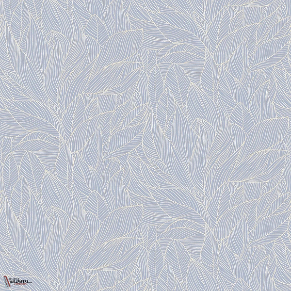 Hosta wallpaper-Casamance-Lilas/Dore-Roll-Selected-Wallpapers-Interiors