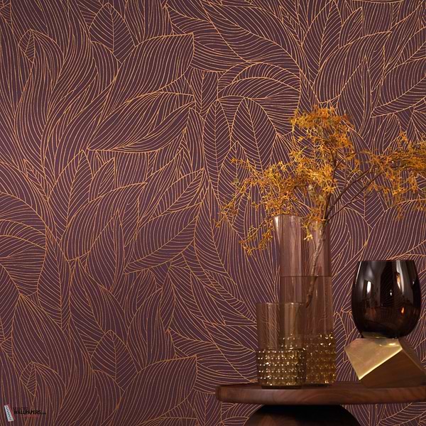 Hosta wallpaper-Casamance-Selected-Wallpapers-Interiors