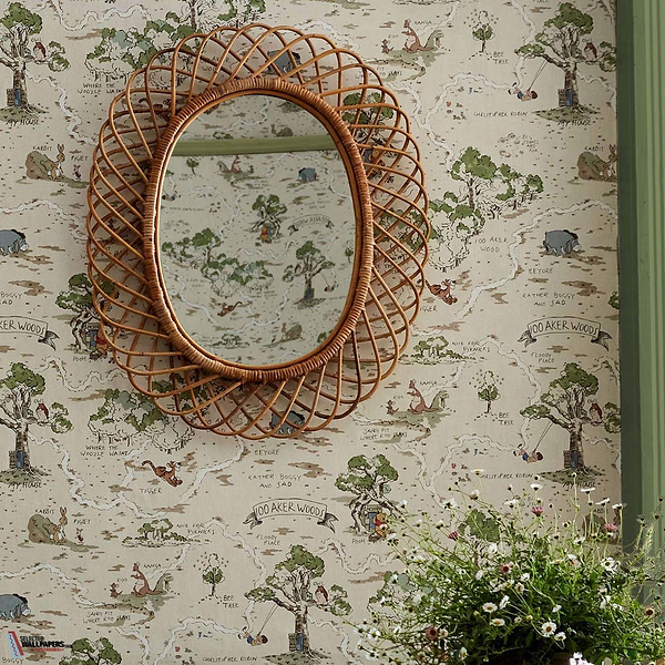 Hundred Acre Wood-wallpaper-Sanderson-Selected Wallpapers