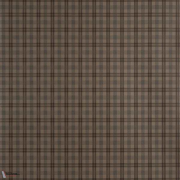Huntley Plaid Tapete-Thibaut-Brown-Rolle-Selected-Wallpapers-Interiors