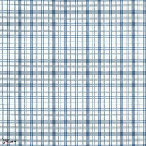 Huntley Plaid Tapete-Thibaut-Blue-Rolle-Selected-Wallpapers-Interiors