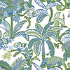Iggy wallpaper-Thibaut-Blue and green-Roll-Selected Wallpapers-Interiors