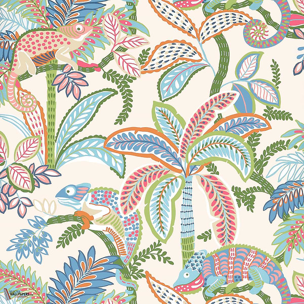 Iggy wallpaper-Thibaut-Island-Roll-Selected Wallpapers-Interiors