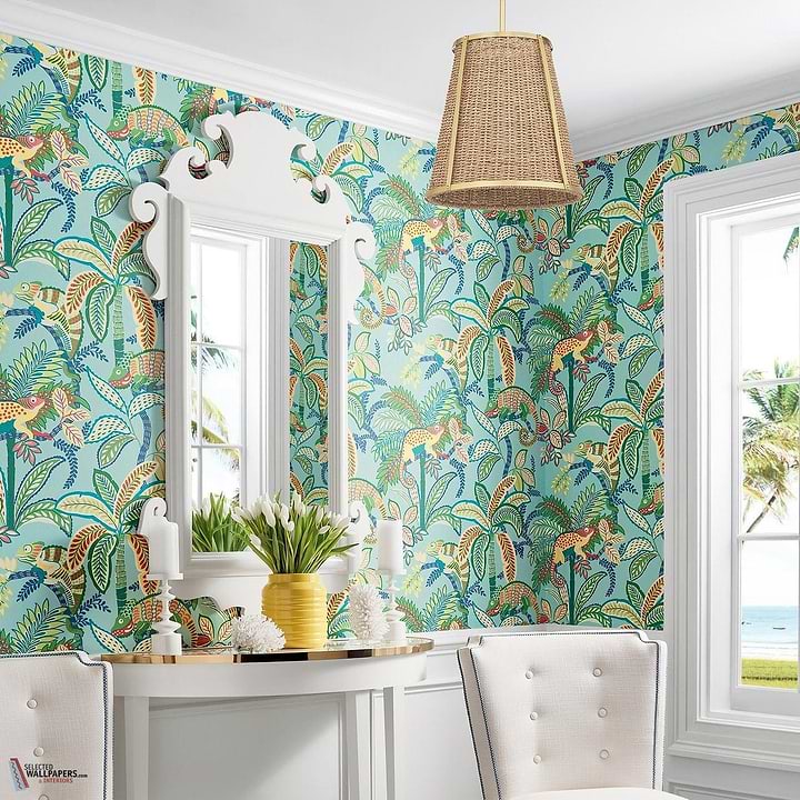 Iggy wallpaper-Thibaut-Selected Wallpapers-Interiors