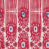 Ikat-wallpaper-Mind the Gap-Raspberry Ripple-Roll-WP20819-Selected Wallpapers