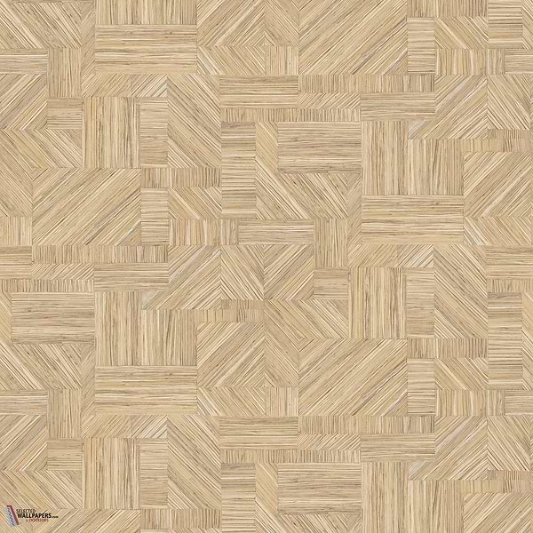 Imbrication wallpaper-Casamance-Paille-Roll-Selected-Wallpapers-Interiors