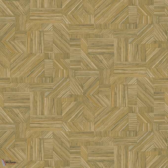 Imbrication wallpaper-Casamance-Cactus-Roll-Selected-Wallpapers-Interiors