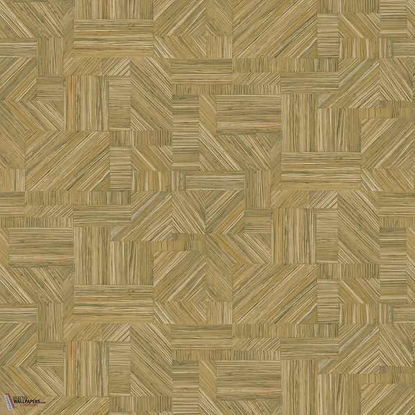 Imbrication wallpaper-Casamance-Cactus-Roll-Selected-Wallpapers-Interiors