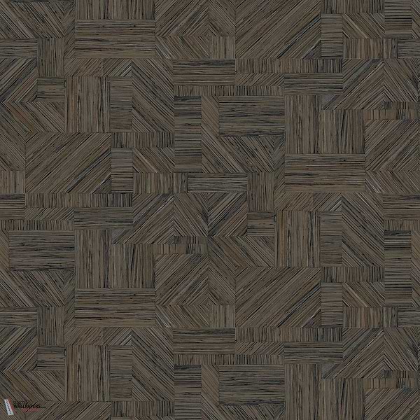 Imbrication wallpaper-Casamance-Ebene-Roll-Selected-Wallpapers-Interiors