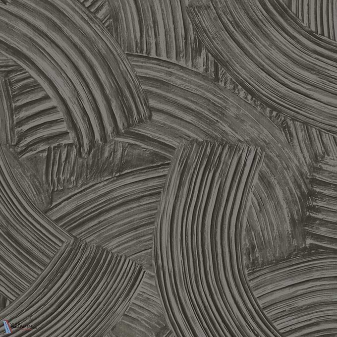 Impasto Tapete-Arte-Gunmetal-Meter (M1)-Selected-Wallpapers-Interiors