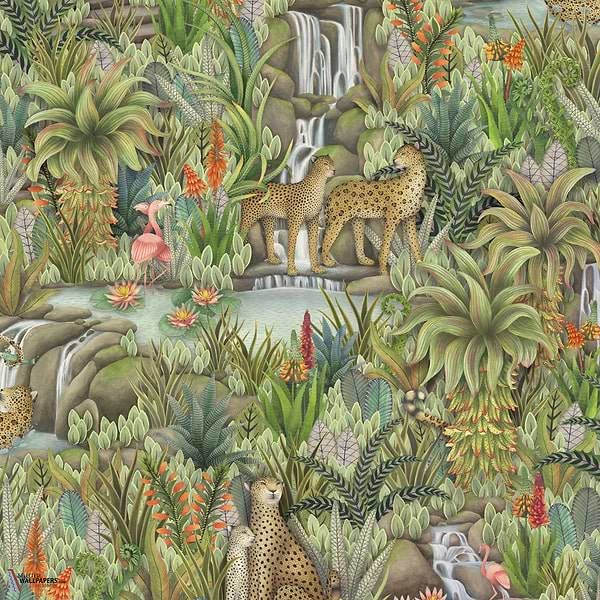 Injisuthi Tapete-Cole & Son-Jade-Rolle-Selected Wallpapers-Interiors