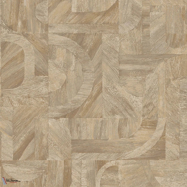 Intarsia wallpaper-Casamance-Travertin-Roll-Selected-Wallpapers-Interiors
