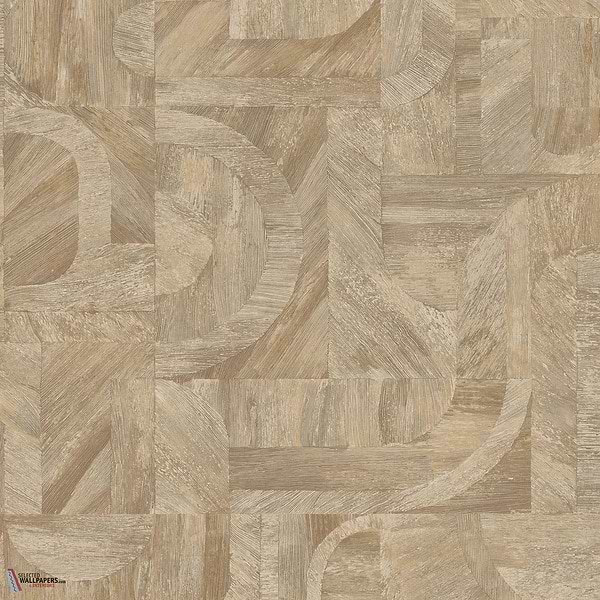 Intarsia wallpaper-Casamance-Travertin-Roll-Selected-Wallpapers-Interiors