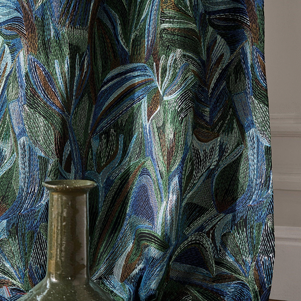 Iridis fabric-Casamance-Selected Wallpapers-Interiors