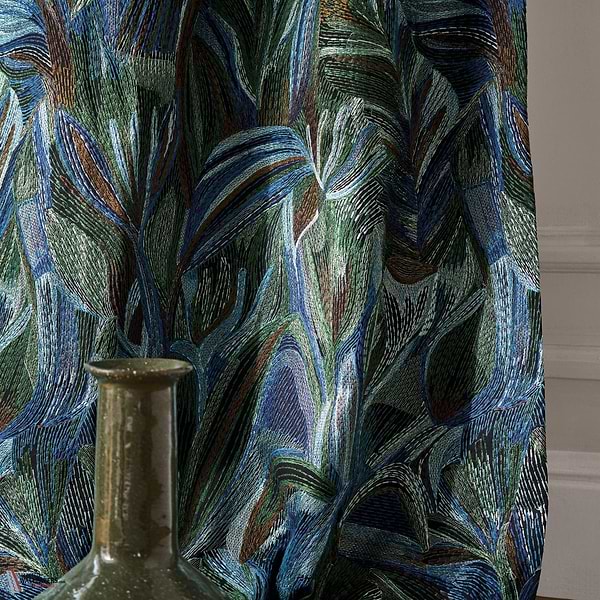Iridis fabric-Casamance-Selected Wallpapers-Interiors