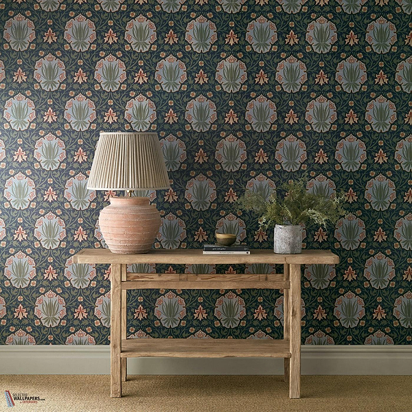 Iris & Rose wallpaper-Morris & Co-Selected Wallpapers-Interiors