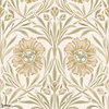 Isadora wallpaper-Casamance-Ivoire/Amande-Roll-Selected Wallpapers-Interiors