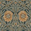 Isadora wallpaper-Casamance-Vert Anglais/Celadon-Roll-Selected Wallpapers-Interiors